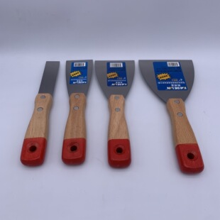KDL-015 factory wholesale Stainless Steel putty knife wooden handle shovel scraper cleaning knife putty knife trowel