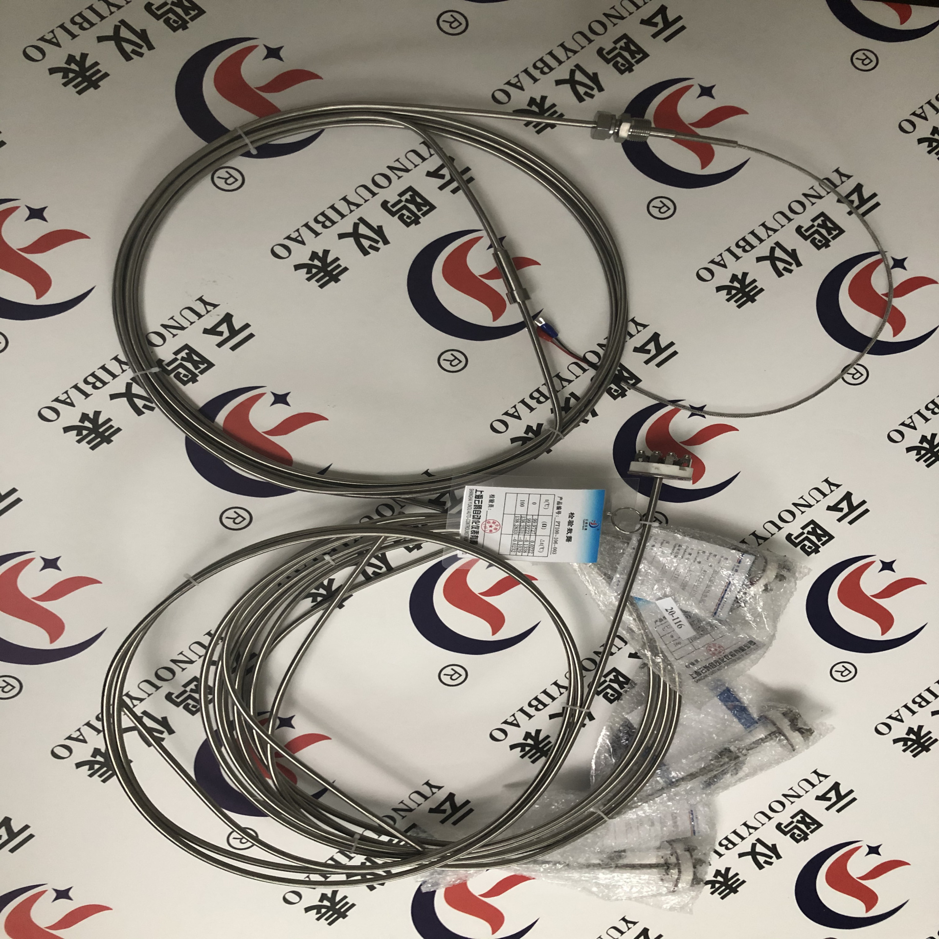 WZPK2-296/WZPK-225SA/WZPK-306/336/366可动卡套螺纹铠装热电阻