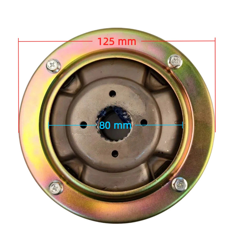 Motorcycle Clutch Linhai Lh400 Atv400 Yp400 Drive Pulley Front Drive Belt Pulley Variator Pulley