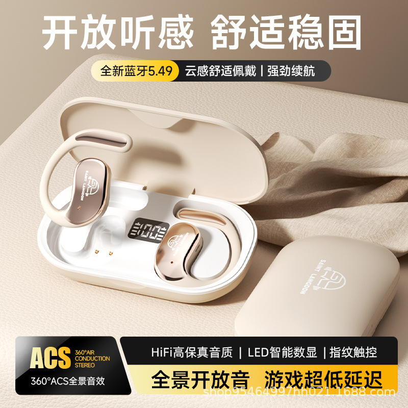 Voice of Berlin Ear-Hanging Bluetooth Headset Sports Long Endurance High Sound Quality Mobile Phone Universal