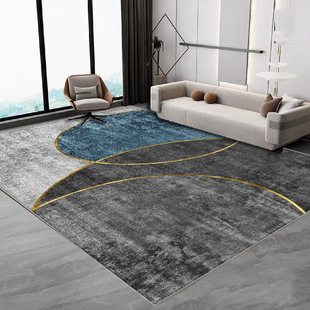 Carpet cross-border Nordic simple carpet living room coffee table Crystal velvet large carpet bedroom bedside floor mat door mat