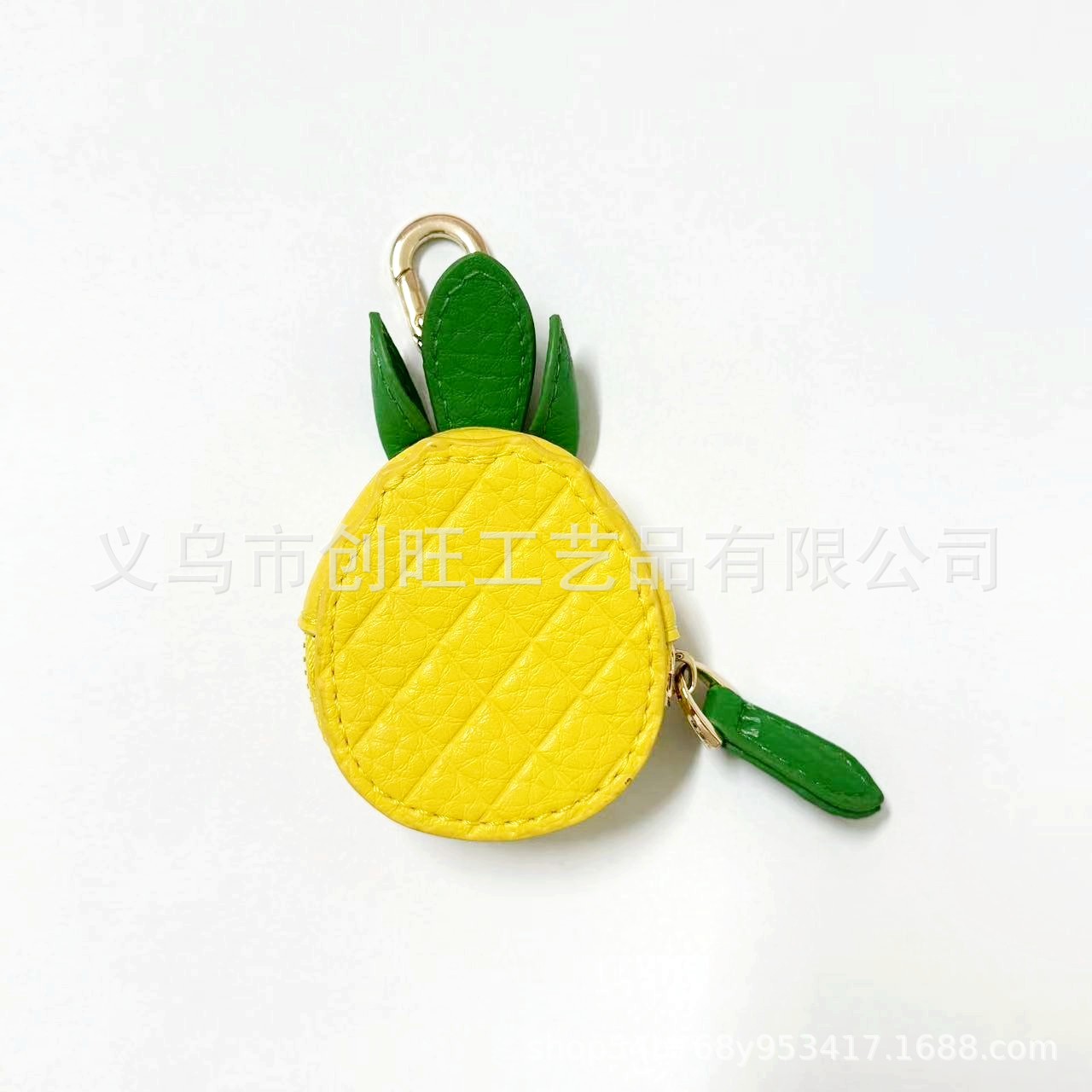Mini Monedero de Cuero con Diseño de Fruta de Corteza image 20