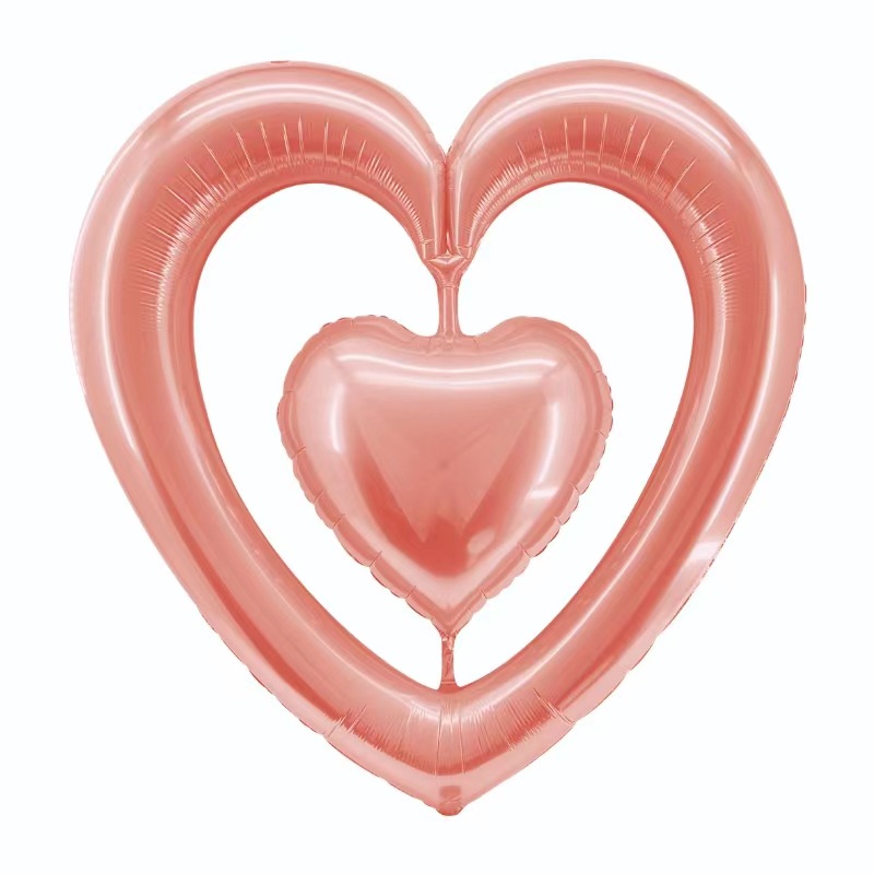 2025 Transfronterizo Amazonas Día de San Valentín Globo Confesión Gran Amor Globo Fotografía de Cumpleaños Fiesta Decoración de Globo