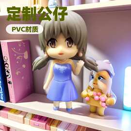 盲盒公仔定制注塑PVC手办工厂搪胶玩偶订做文创IP潮玩摆件定做