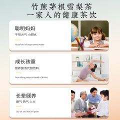 竹蔗茅根雪梨茶無冰糖純原料包免煮竹蔗雪梨三角茶包廠家直營