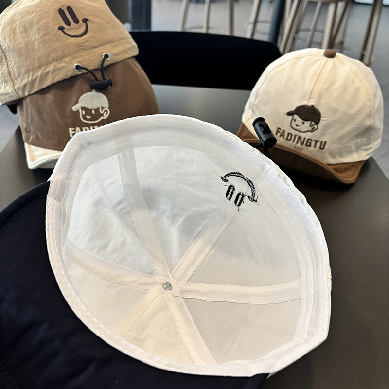 Sombrero para bebés primavera y otoño delgado lindo sombrero de bisel suave sombrero de pato para bebés varones de verano pequeño sombrero de béisbol delgado