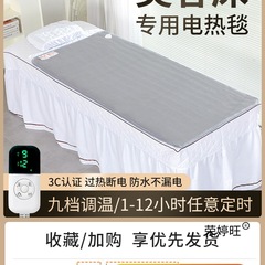 美容床电热毯单人美容院专用按摩床迷你小型沙发上的小尺寸电褥子