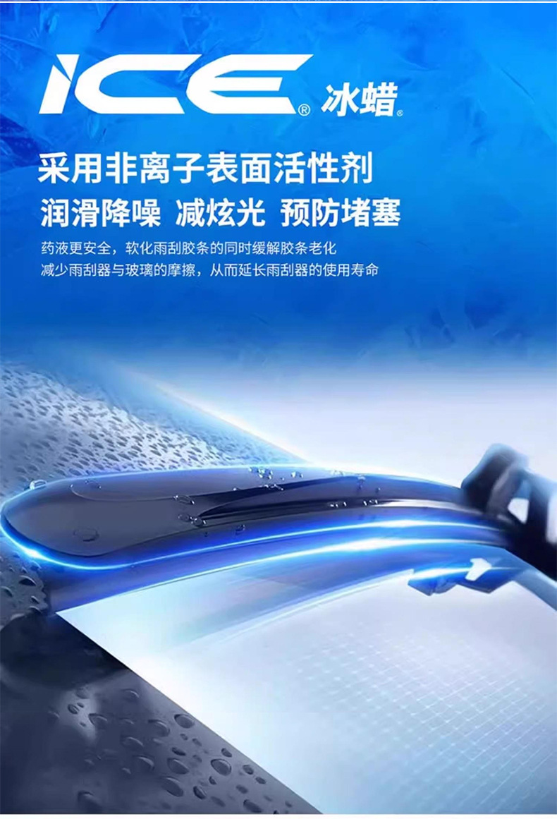 Wholesale Automotive Glass Cleaner with Ethanol Formula, Powerful Stain Remover, Removes Insect Residue and Oil Film, Summer Wiper Fluid, Specialized for High-End Cars
