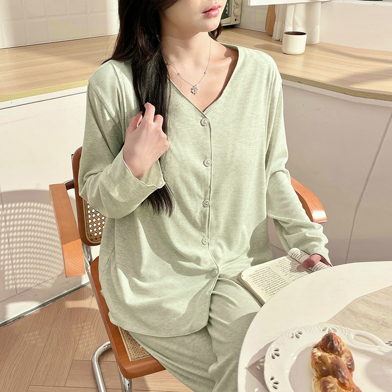 初喜モーデール妊婦パジャマ胸パッド付き産婦出産待ち服