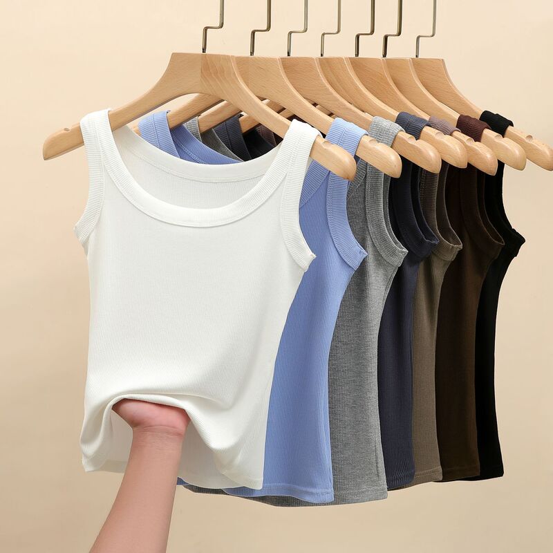 H523 Strict Selection of Camisole Women's Inner Wear Outer Wear Sleeveless Base Shirt Summer Threaded Vest Slim-fit Covering Paramilia Top H523 Strict Selection of Camisole Women's Inner Wear Outer Wear Sleeveless Base Shirt Summer Threaded Vest Slim-fit Covering Paramilia Top