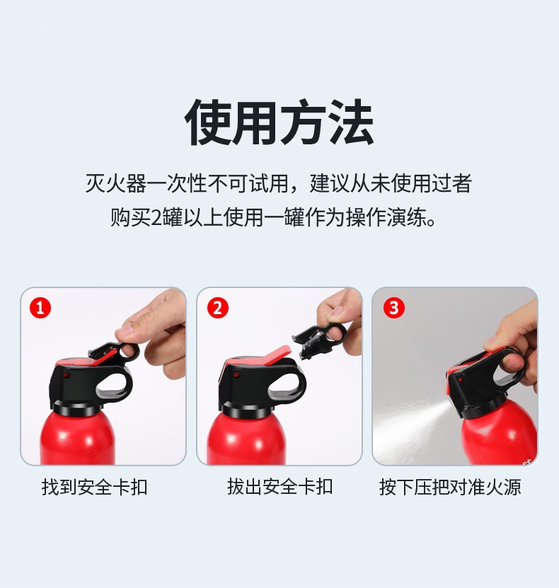 Portable Vehicle-Mounted Water-Based Fire Extinguisher for Car Annual Inspection, Vehicle Fire Equipment, Vehicle Water-Based Fire Extinguisher 13B