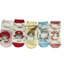 袜子船袜日系动漫直板卡通批发