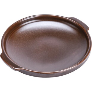 Encircled Barbecue Plate Large Frying Pan Natural Gas Carbon Stove Alcohol Household Outdoor Barbecue Fried Steak Ceramic Dry Baking