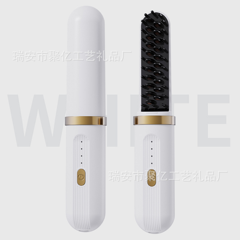 캡슐형 무선 헤어스트레이트 빗(화이트) 368