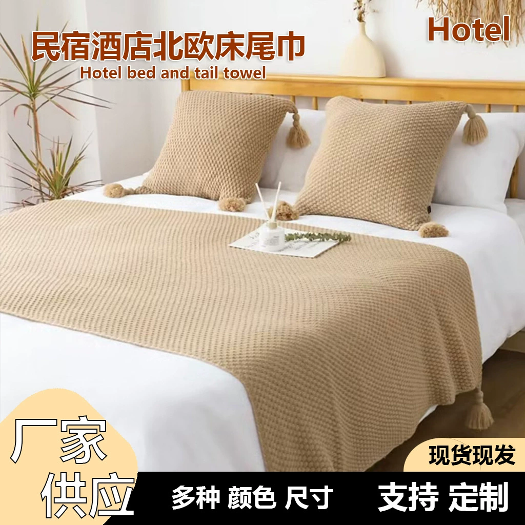 Фабрика прямых продаж B & B Декоративное одеяло Отель Квартира Легкая роскошная кровать