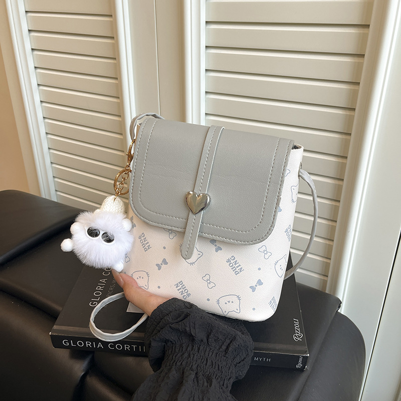 Bolso de mujer 2025, nuevo bolso de cubo, mini bolso de hombro de mujer, bolso cuadrado de mujer, diseño de nicho de otoño, versátil, tendencia