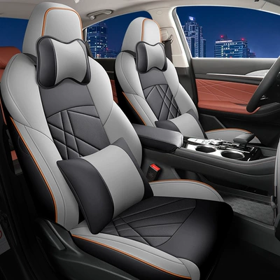 Modelə uyğun (Original) oturacaq örtükləri Surrounding Car Seat Cover All - ames-gray-deluxe-edition-note-the-model-year-rear-half-package