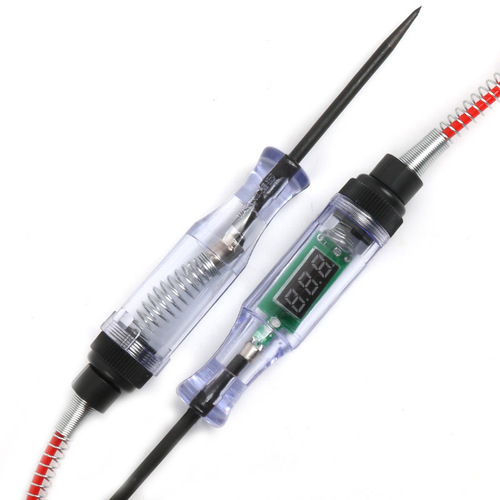 Car digital display test lamp test pen multi-functional car fuse line test pen car maintenance tool test pen