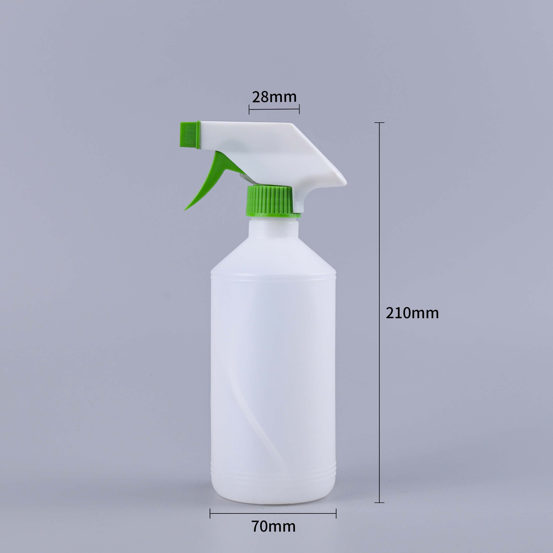 Botella de 500 ml para quitar manchas de aceite, descuento por cantidad, botella de spray antibacteriana y para eliminar ácaros, botella de spray de plástico multiusos, botella de spray de 500 ml.