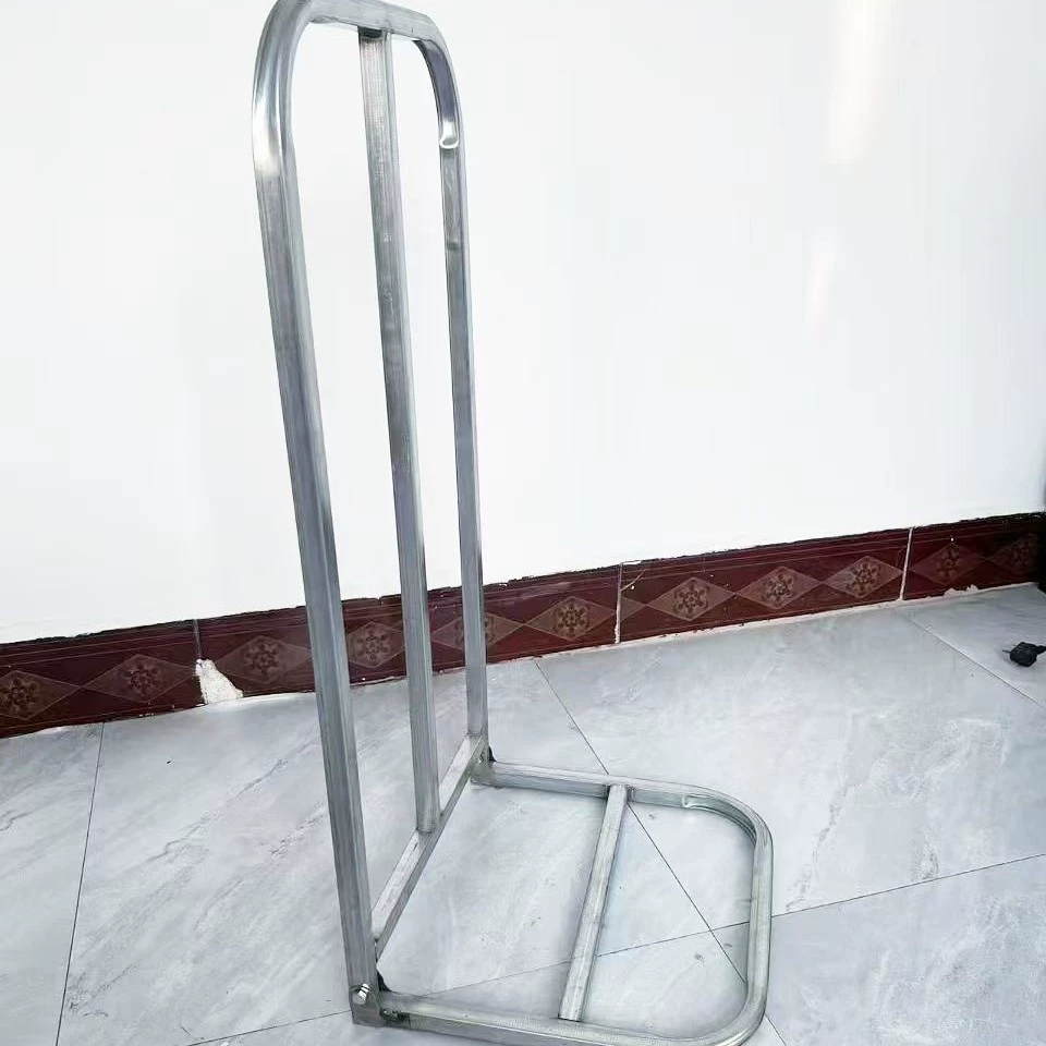 Folding L-shaped clothing inventory shelf partition stacking shelf simple floor-standing warehouse stacking storage rack thickened