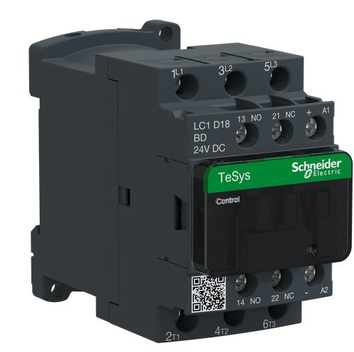 原装进口品牌schneider接触器型号：LC1D18BD