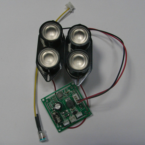 Surveillance Camera Infrared Fill Light Dot Matrix Light Board Four-Light Boat-Shaped High-Power Surveillance Light Board Infrared Light