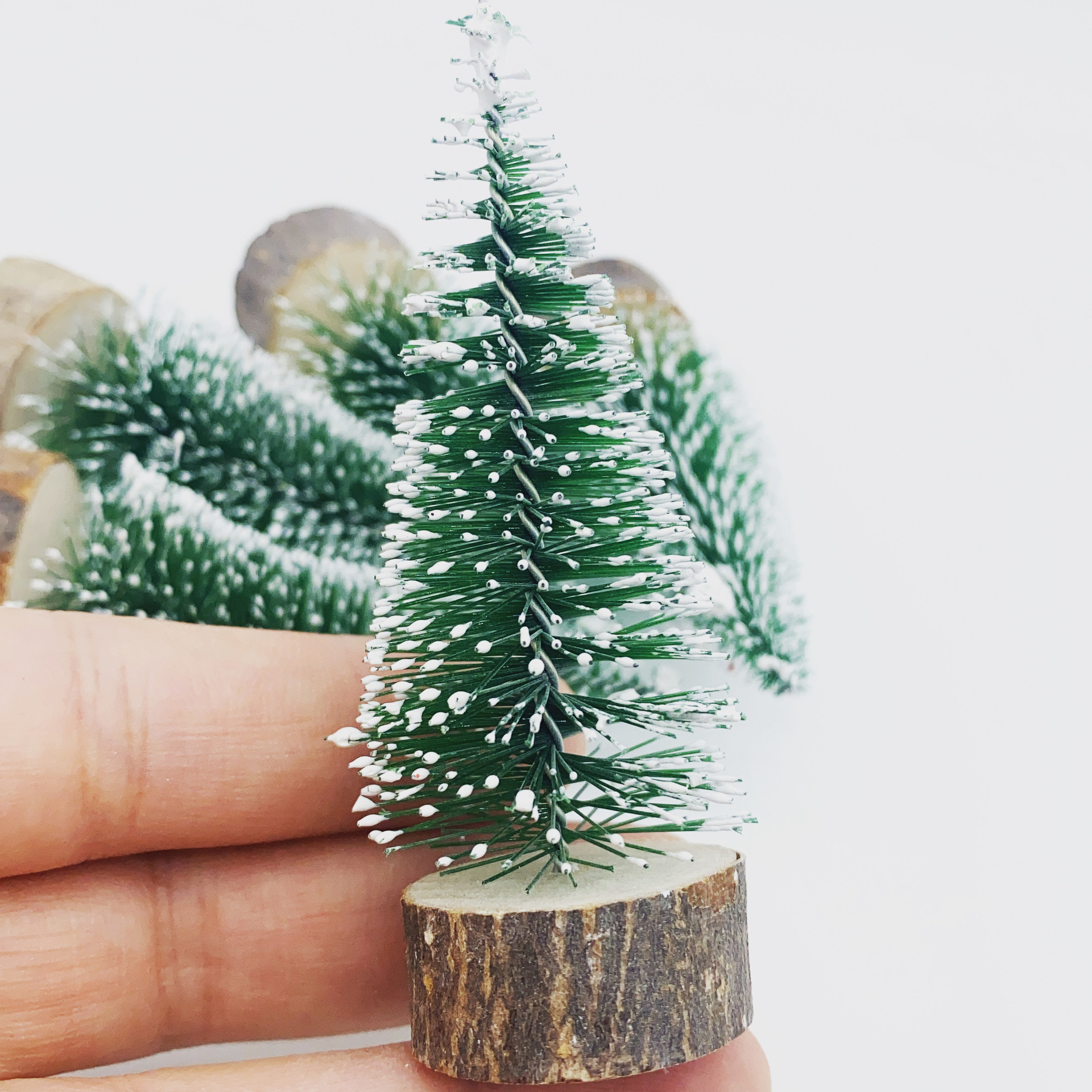 Dollhouse1:12迷你娃娃屋袖珍家具配件BJD场景拍摄道具松树圣诞树|ru