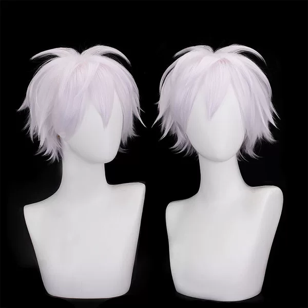 Kano Spell Back to War Five Enlightenment Dissemination Version Turned Short Hair Lilac cos Anime Wig Cartoon