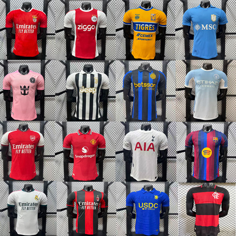 2627 Season Real Madrid Barcelona Arsenal Manchester City Juventus Inter Milan Tottenham Chelsea Marseille Player Version Football Jerseys