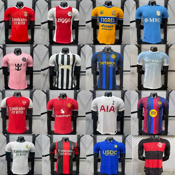 2627 Season Real Madrid Barcelona Arsenal Manchester City Juventus Inter Milan Tottenham Chelsea Marseille Player Version Football Jerseys