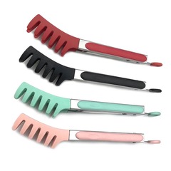 Stainless steel claw-shaped bread clips, barbecue clips, steak clips, barbecue tools, food clips, silicone food clips