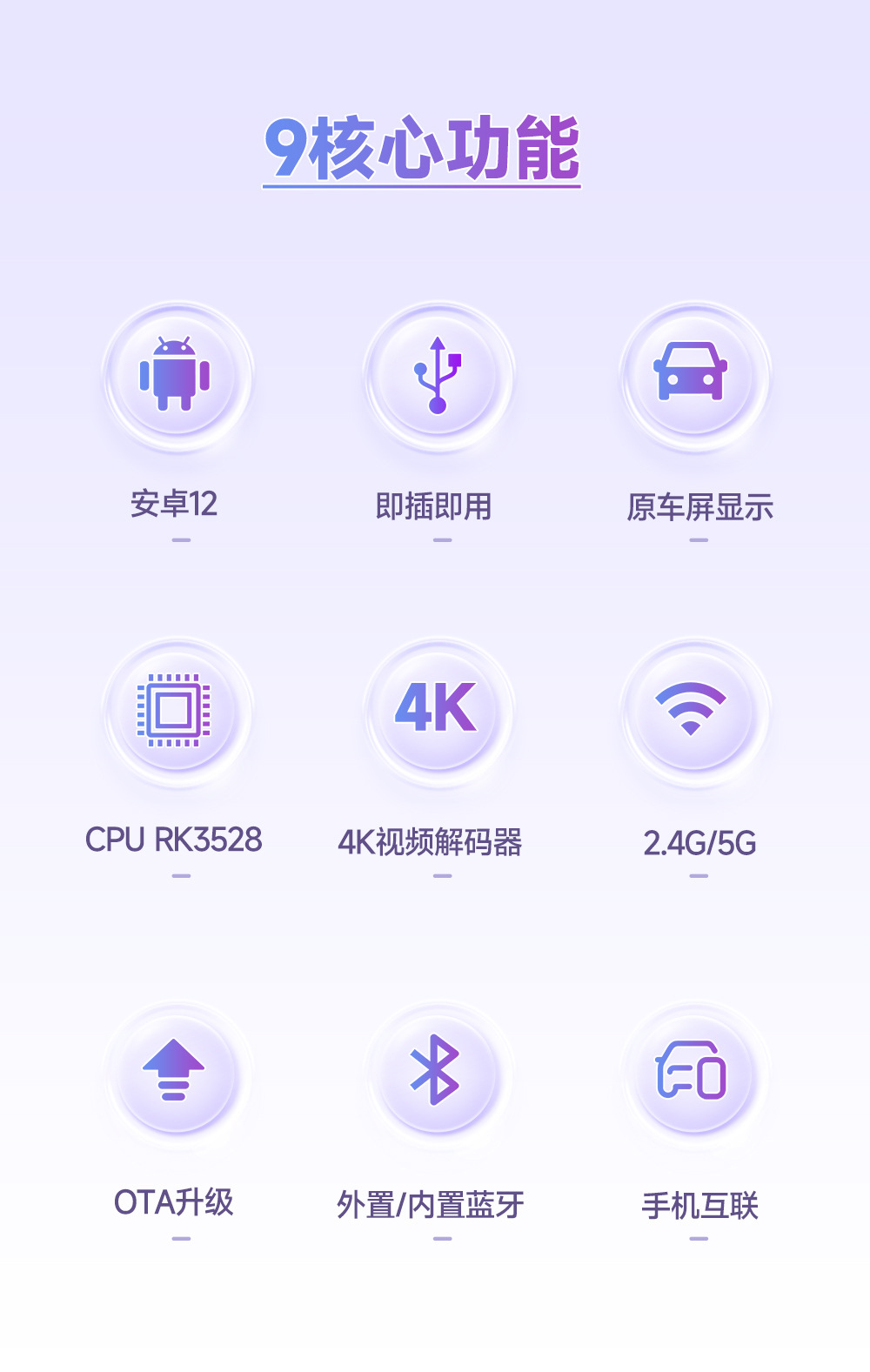 Cross-Border Wired to Wireless Carplay Box 4K Hd with HDMI Output Dual Wifi Can Download Android Apps