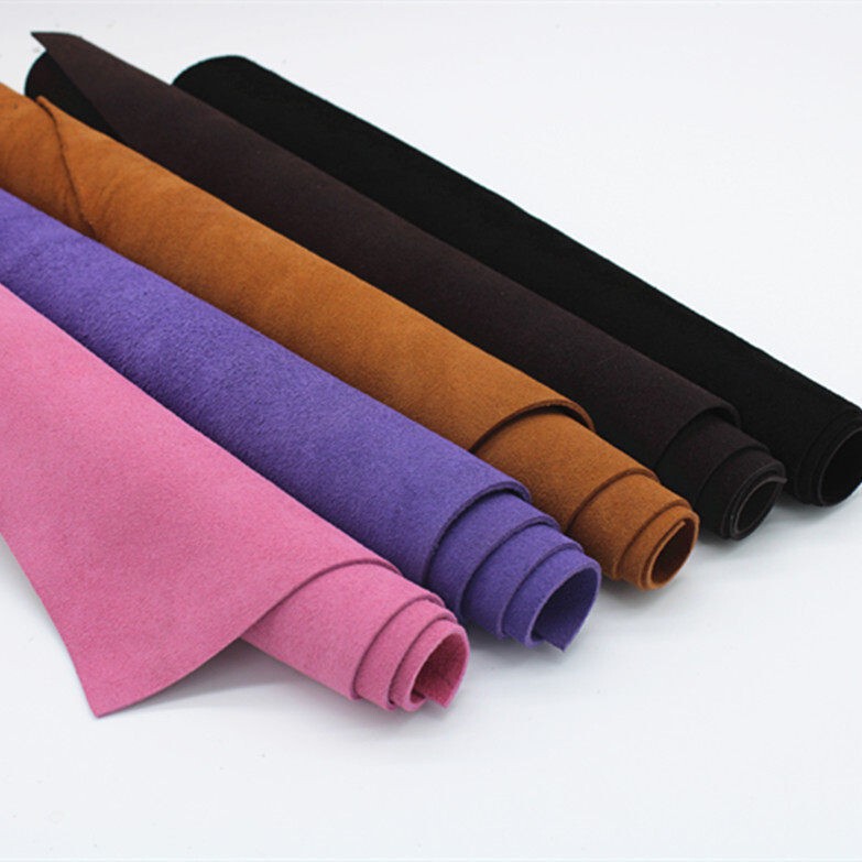 Suede Double-Sided Velvet Cowhide Leather Material, Genuine Brown Suede Leather, DIY Handmade Leather Material, Lining Leather Material, Shoe Leather Material