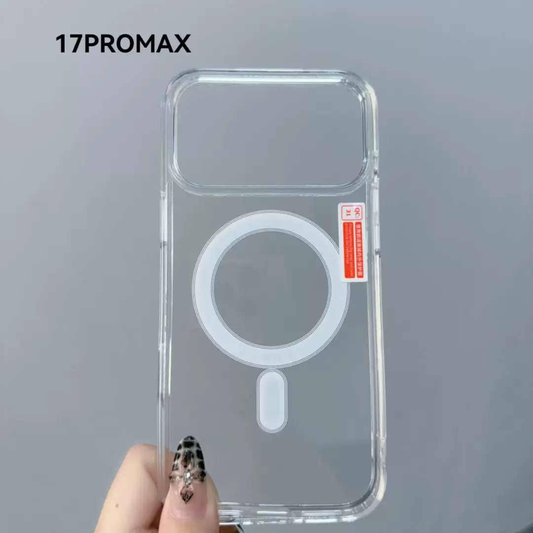 透明亚克力磁吸壳官方磁吸手机壳Magsafe Phone case苹果17磁吸