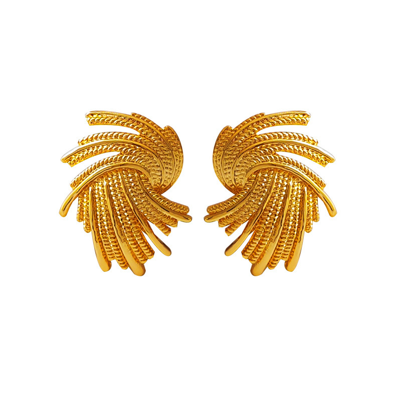 Fashion Geometric Copper Earrings Plating Copper Earrings