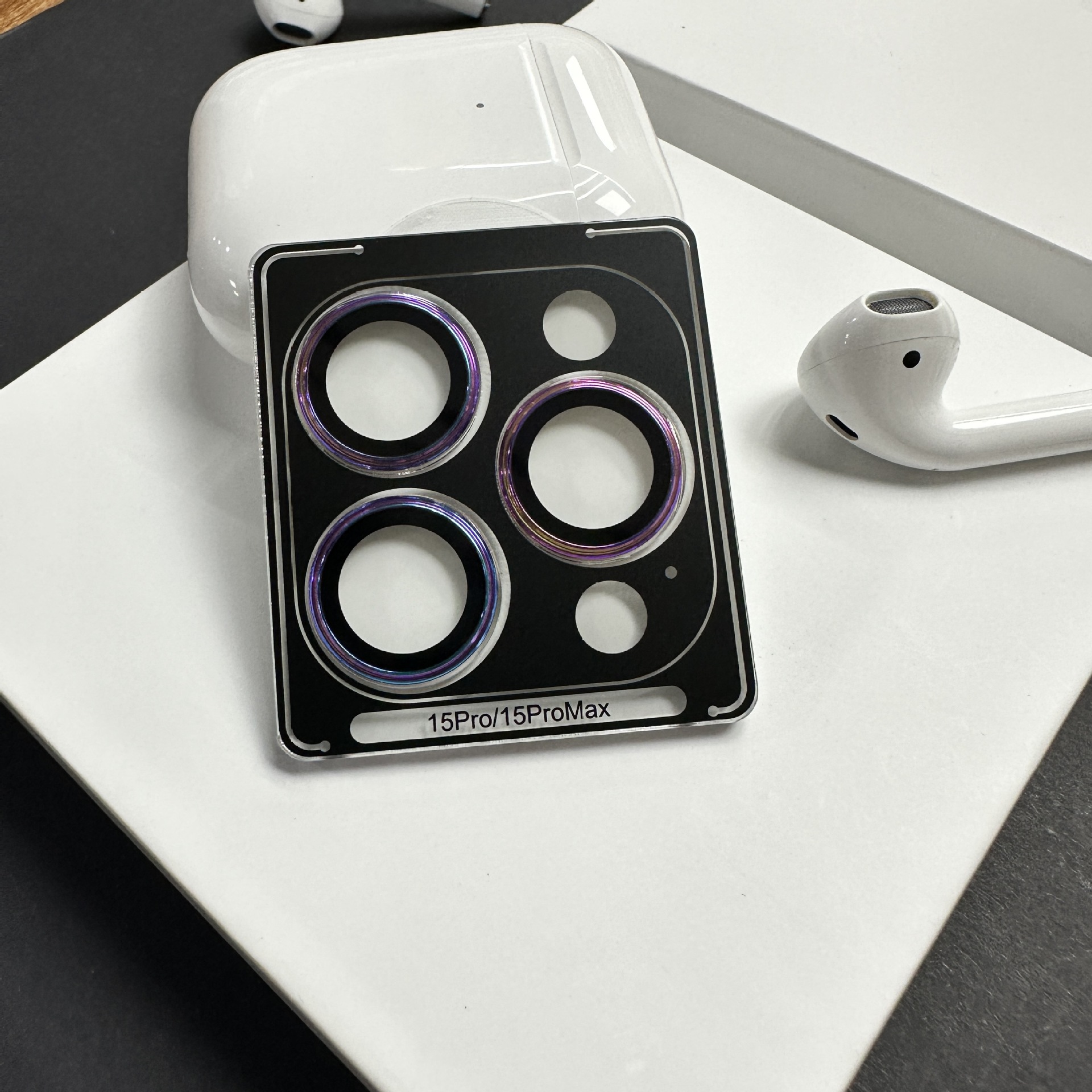 Adecuado para Apple 15 cámara trasera protector de película de lente iPhone15plus anillo de lente de ojo de águila AR antirreflectante