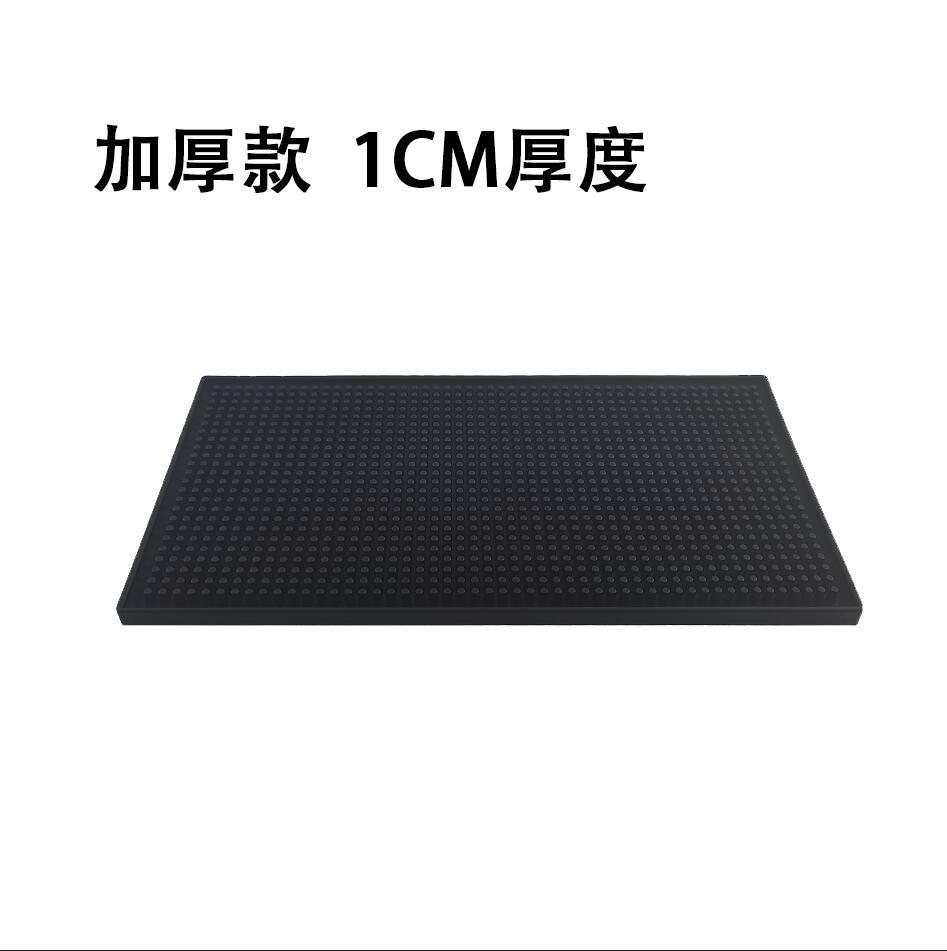 Tapete de drenaje antideslizante de goma PVC, posavasos térmico y alfombrilla de bar profesional, stock disponible
