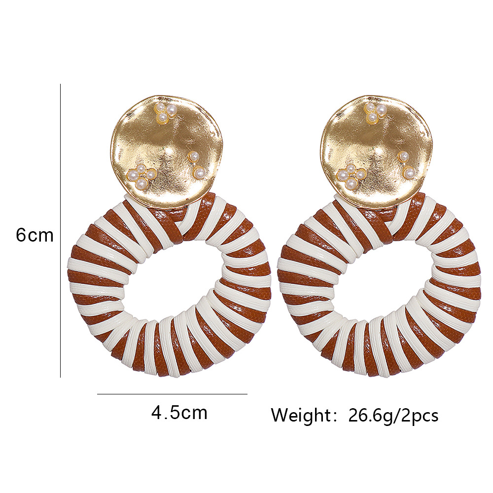 New Creative Earrings Geometric Personality Exaggerated Earrings Wholesale display picture 13