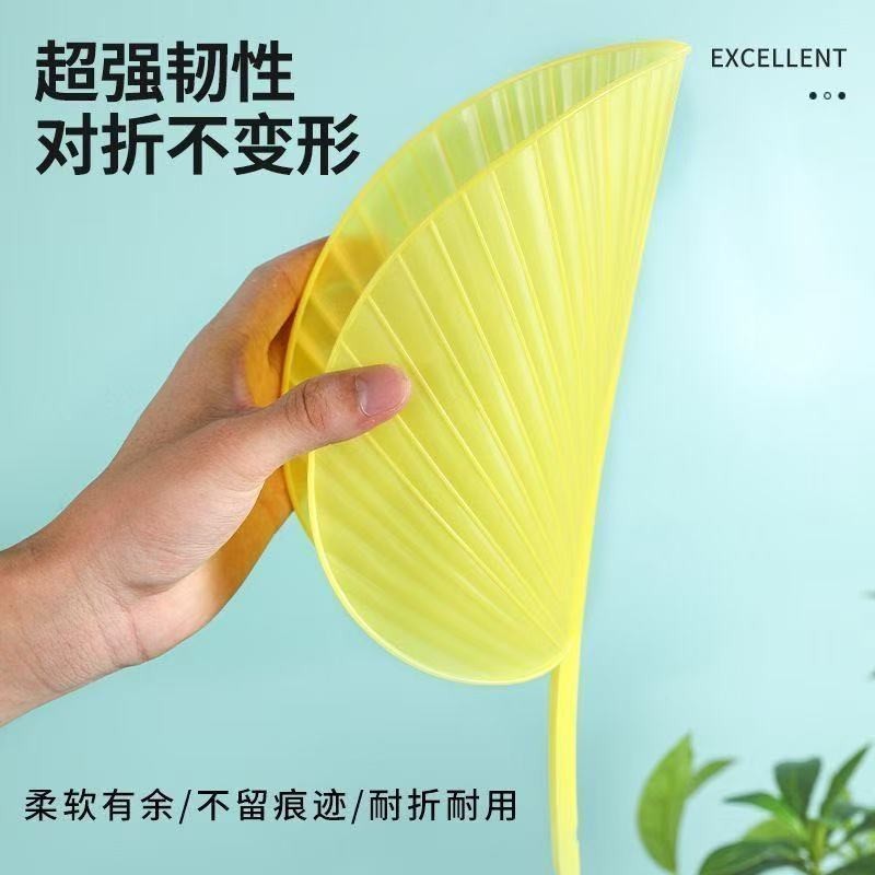 夏の涼しい扇子中国風のプラスチック製のイタチの扇子模擬バナナ扇子耐久性と靱性手回し落下防止ワンピース卸売|undefined
