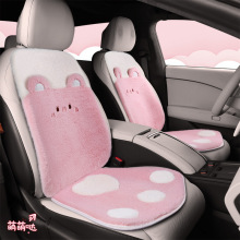 保暖冬季毛绒卡通可爱汽车坐垫 适用于丰田锋兰达威兰达威飒荣放