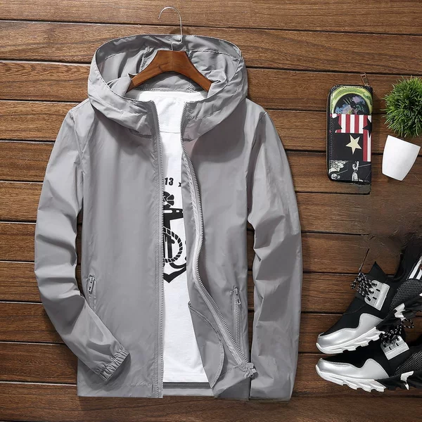 Summer Ultra-Thin Men's Plus Size Women's Skin Clothing Plus Fat and Enlarged Couple Quick-Drying Windbreaker with Logo Printed