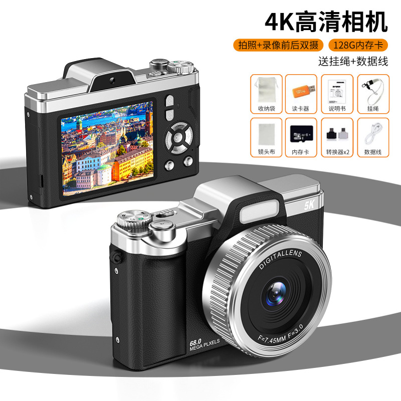 4K高精細ミラーレス高ピクセルWiFiタッチスクリーンデジタルカメラ録画自撮り学生キャンパスエントリーライト変化ccd|undefined
