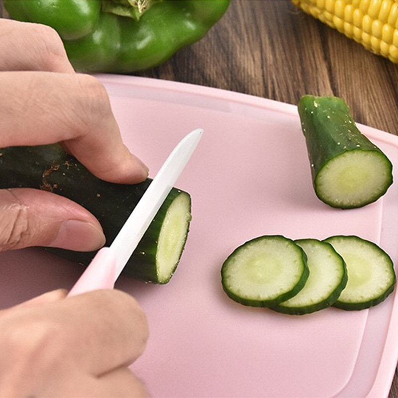 Cuchillo de frutas de cerámica con cubierta protectora cuchillo pequeño cuchillo portátil cuchillo portátil cuchillo de cocina doméstica image 2