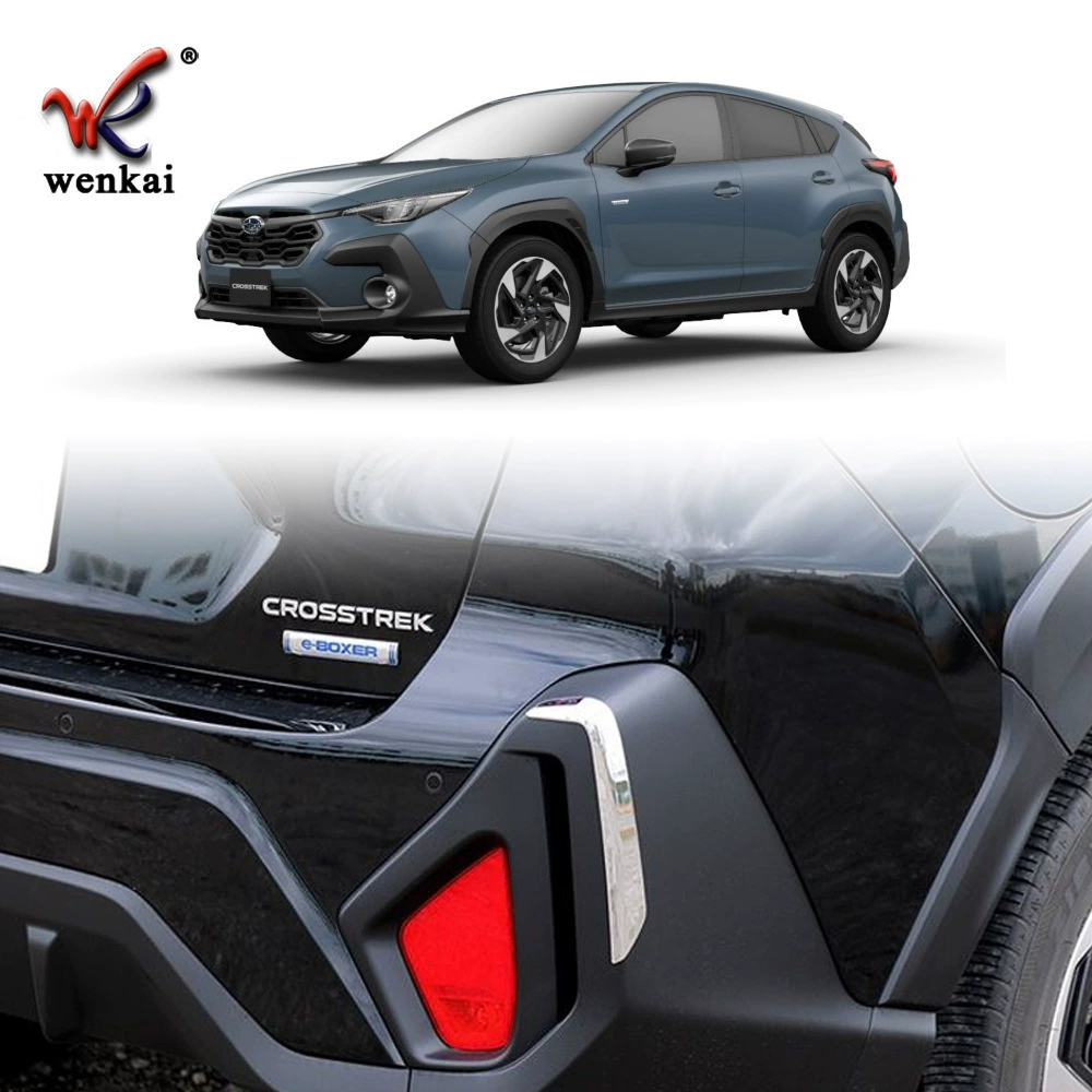 Подходит для Subaru 24 CROSSTREK, модифицированный задний бампер, противотуманные фары, специальные гальванические декоративные яркие полосы