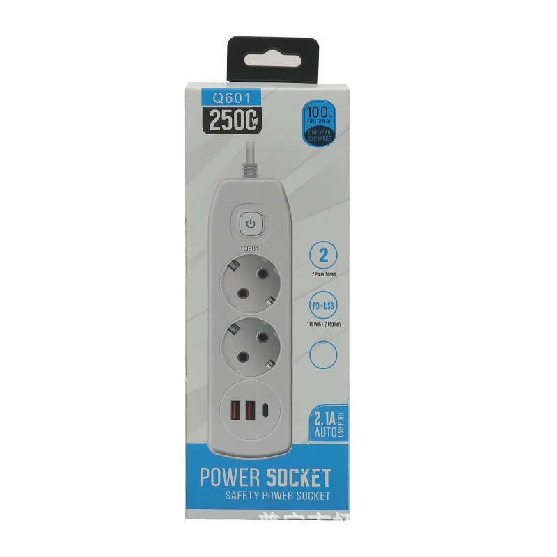 Bloqueo de carga inteligente estándar EUROCON MAX + 5Vdc fuente de alimentación multifuncional enchufe ruso en caja de color europea