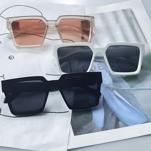 retro brand fashionable trend square sunglasses for men and women