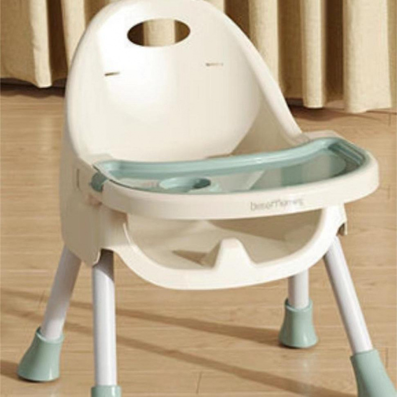 Mesa y silla de comedor multifuncional, mesa y silla de comedor para bebés, silla de comedor plegable portátil para bebés y niños