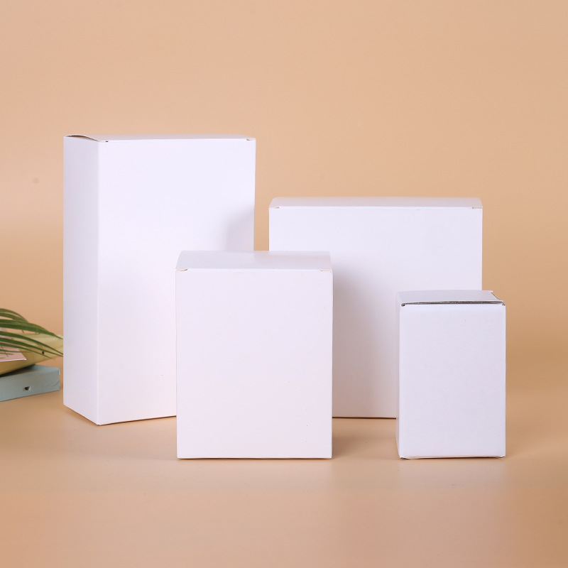 32cm以上通用包装盒白卡纸双插口白盒大尺寸宠物用品内盒跨境纸箱