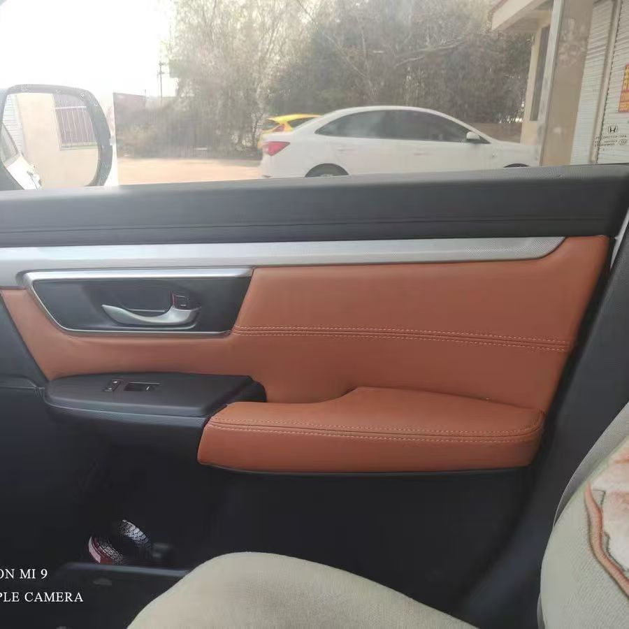 Cross-Border Applicable for 17-25 Year Old Crv Car Door Panel Armrest Cover Fabric Interior Modification Leather Door Lining Leather