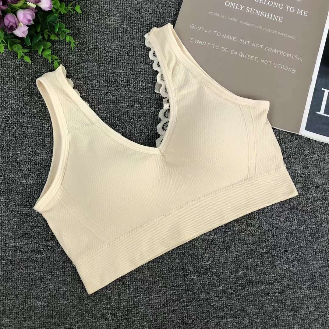 Nuevo chaleco sin costuras de alta elasticidad de alta calidad de dama sin anillo de acero bra de yoga ropa interior deportiva mujer al por mayor